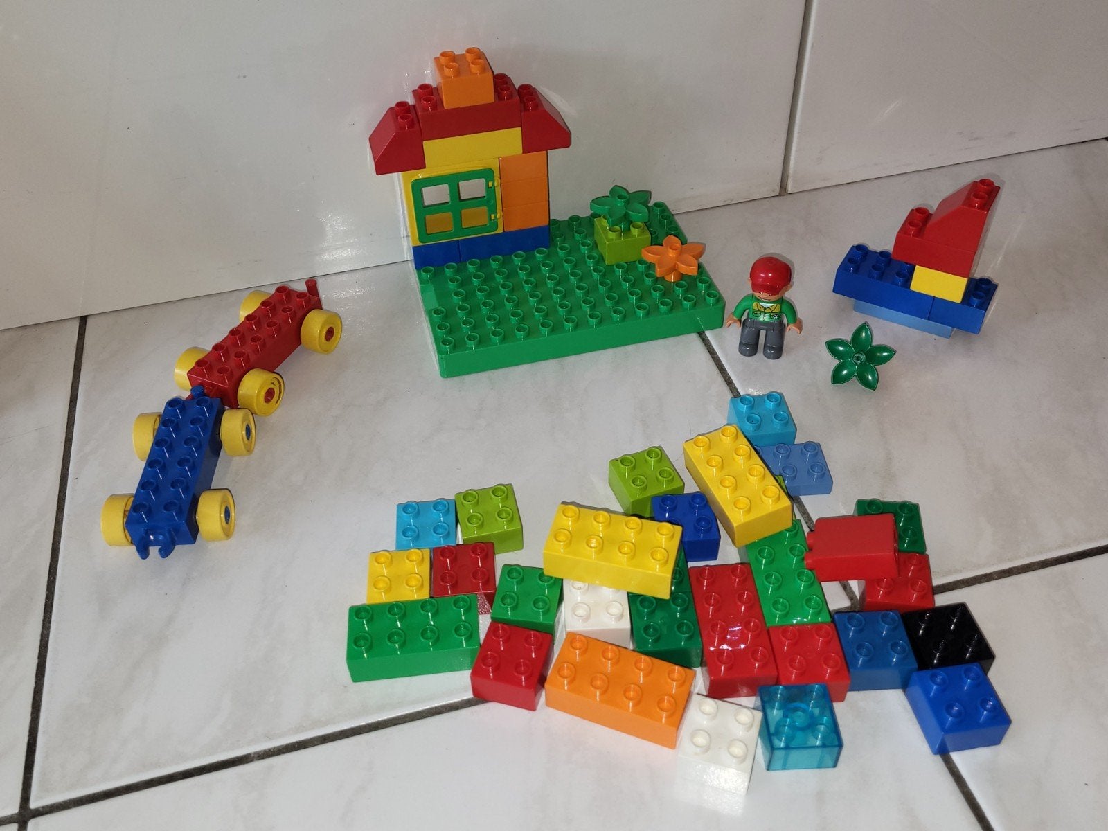 Duplo bouwset met bouwplaat, Gebruikt, Ophalen of Verzenden, Duplo, Duplo
