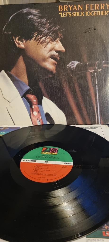Bryan Ferry - Let's Stick Together LP (1976), Gebruikt, Originele persing, Ophalen of Verzenden, 12 inch