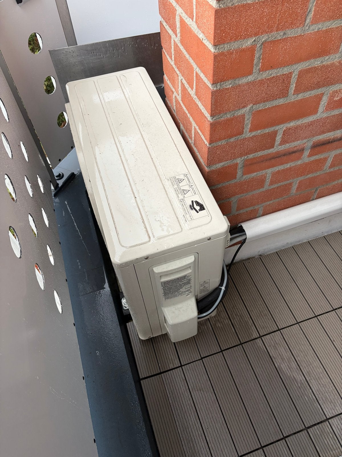Mitsubishi Heavy buitenunit - Koelen & Verwarmen!, Ophalen, Gebruikt, 3 snelheden of meer, Koelen en Ontvochtigen