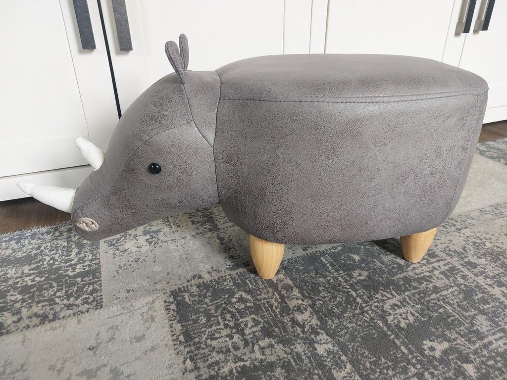 Feel Furniture Kinder Dierenstoel / kruk / poef Neushoorn, Ophalen, Zo goed als nieuw, Overige typen