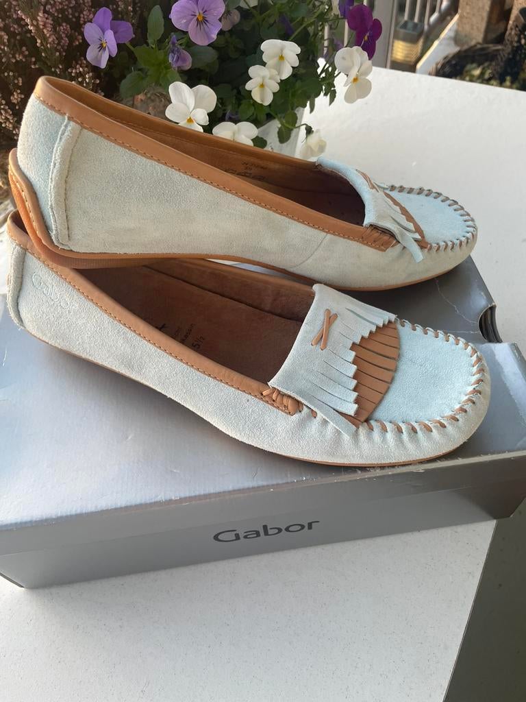 Gabor moccasins maat 38, Nieuwe, Blauw, Nieuw, Ophalen of Verzenden, Espadrilles of Moccasins
