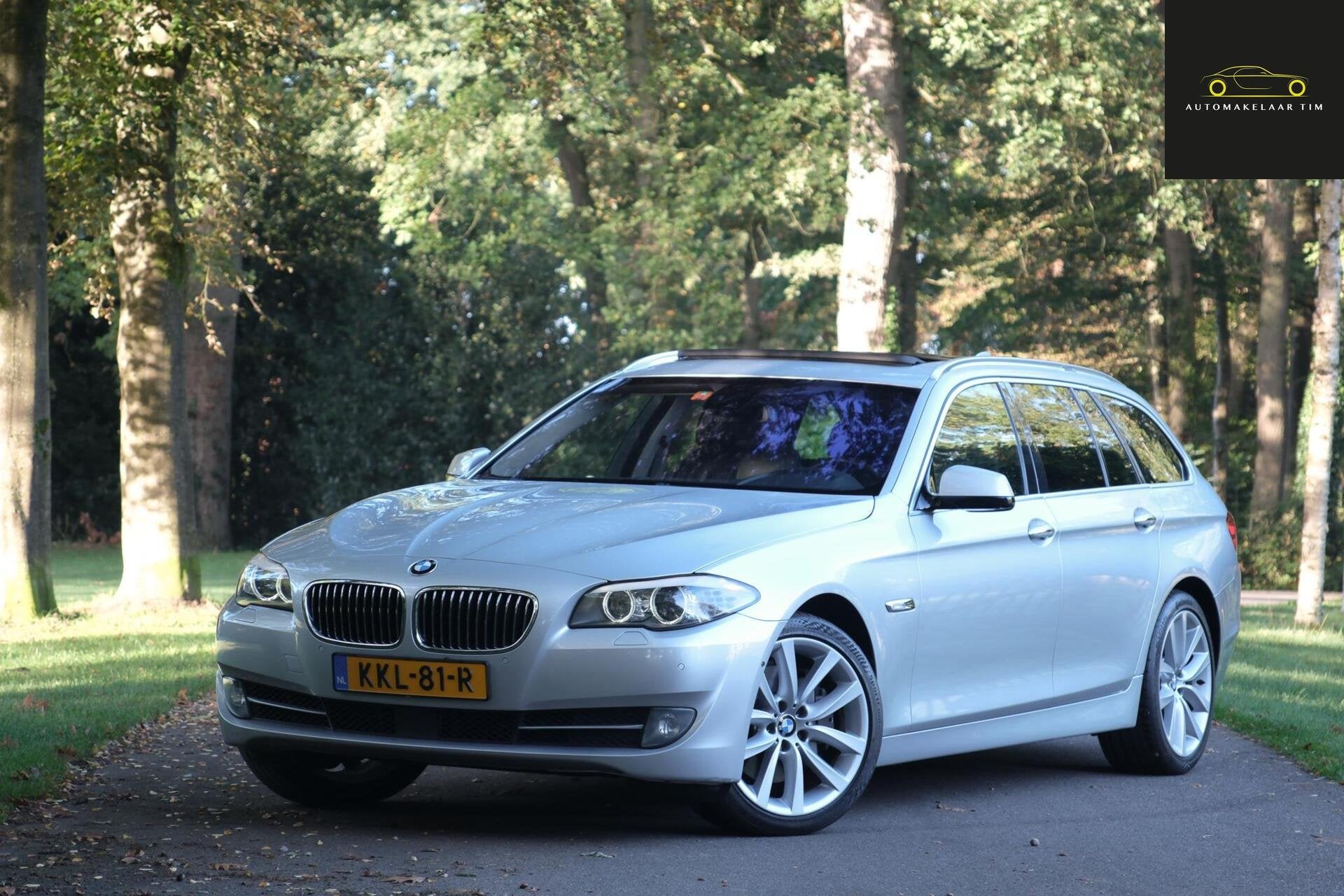 BMW 5-serie 535i High Executive / Pano / Softclose / Memory, Auto's, Achterwielaandrijving, Gebruikt, Zwart, 1675 kg