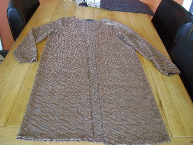 Brons/bruin Costes lang jasje, maat L, Kleding | Dames, Bruin, Verzenden, Maat 42/44 (L), Nieuw
