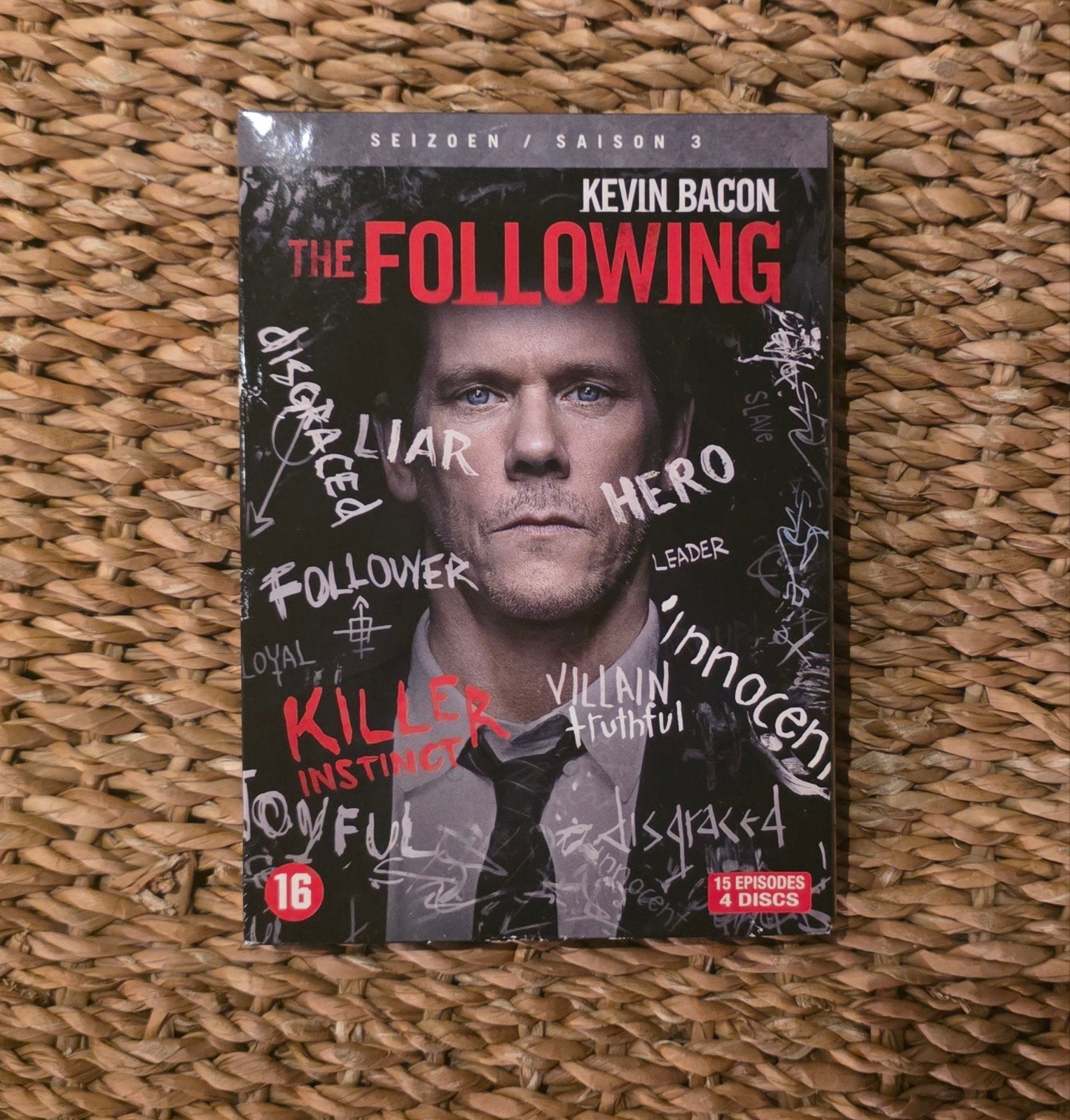 The Following Seizoen 3 DVD - Kevin Bacon, Vanaf 16 jaar, Ophalen of Verzenden, Zo goed als nieuw, Actiethriller