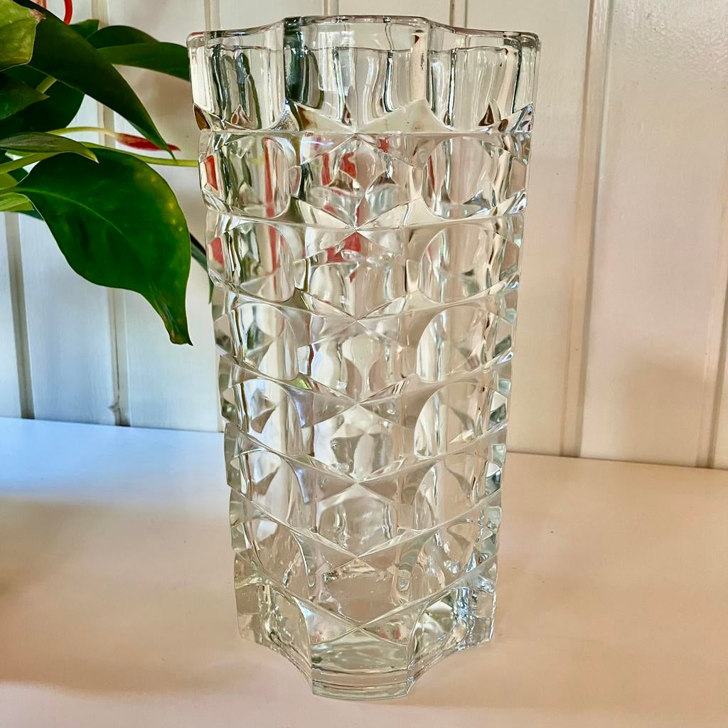 Luminarc France- windsorglazen vaas - J.G. Durand, Antiek en Kunst, Antiek | Glas en Kristal, Ophalen of Verzenden