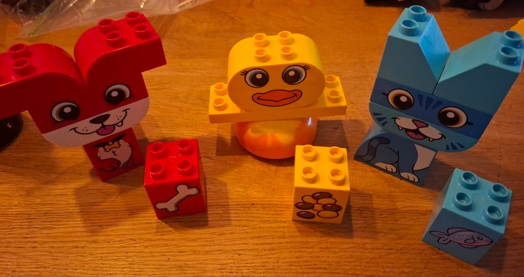 LEGO Duplo Mijn Eerste Dieren en Kleuren Set (10858), Overige thema's, Ophalen of Verzenden, Zo goed als nieuw, Compleet