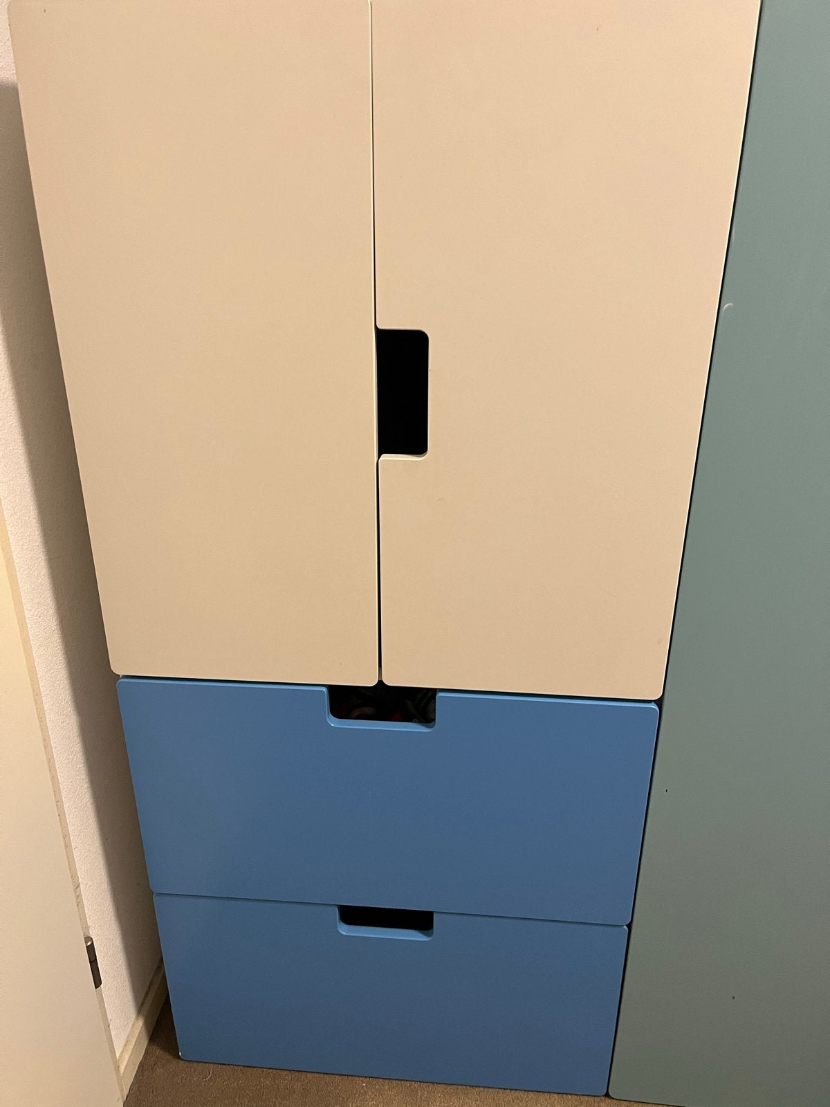 IKEA STUVA Kast met 2 deuren en 2 diepe lades, Huis en Inrichting, Ophalen, Gebruikt, 50 tot 75 cm, 50 tot 100 cm
