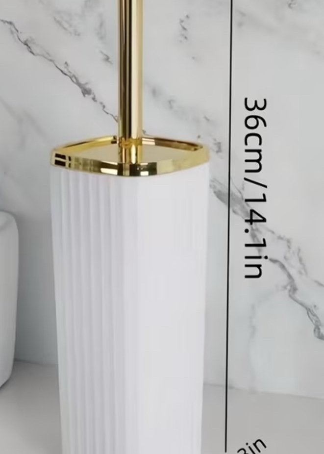 Nieuwe luxe trendy onbreekbaar w.c.houder met borstel, Ophalen of Verzenden, Nieuw, Toilet