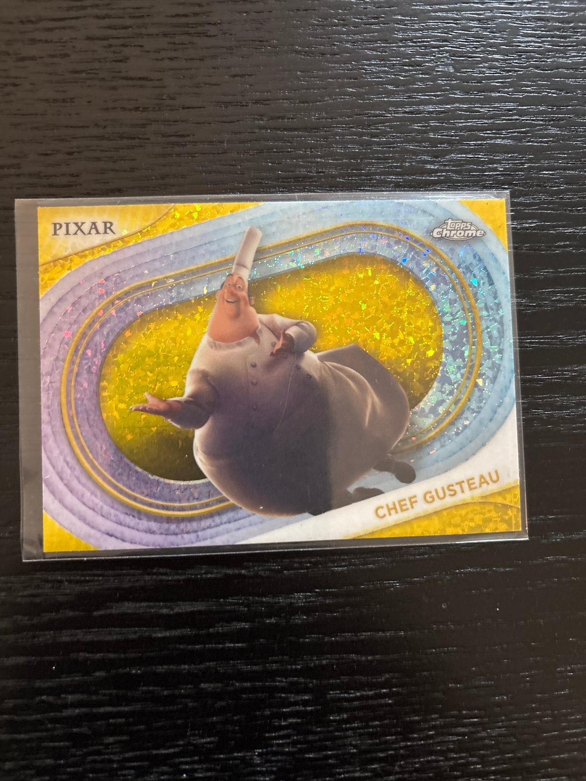 Pixar Topps Chrome Chef Gusteau Kaart - Ratatouille, Ophalen of Verzenden, Zo goed als nieuw, Film, Foto of Kaart