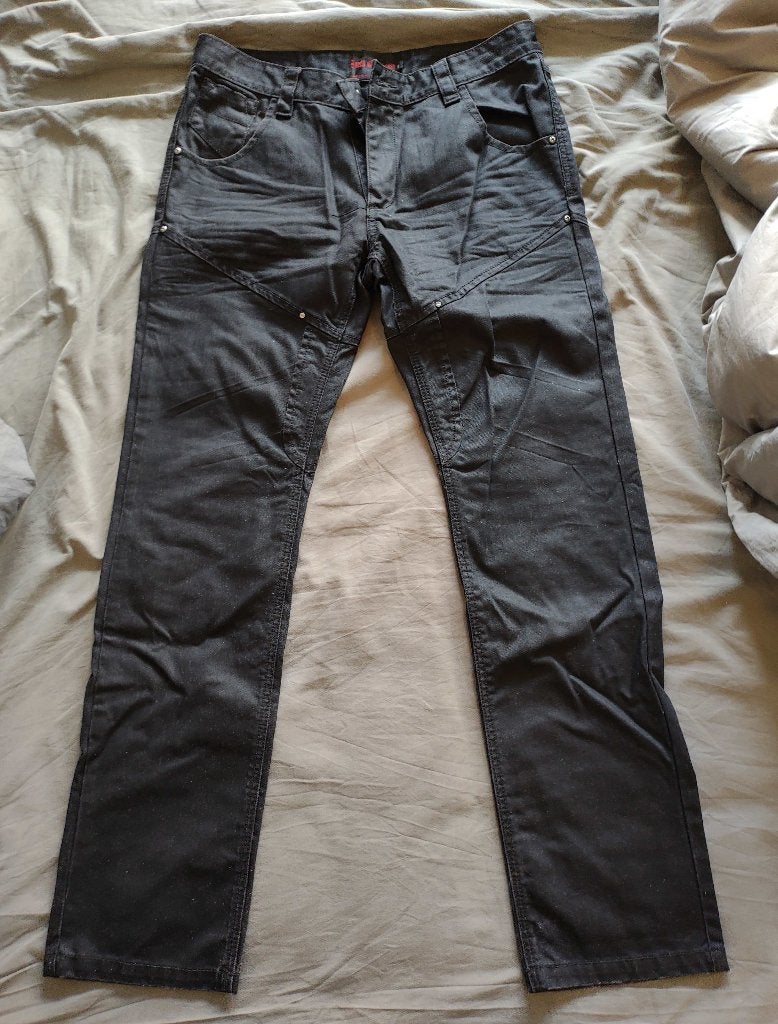 Queen Of Darkness gothic jeans (zwart, maat 34), Zwart, Ophalen of Verzenden, W33 - W34 (confectie 48/50), Queen Of Darkness