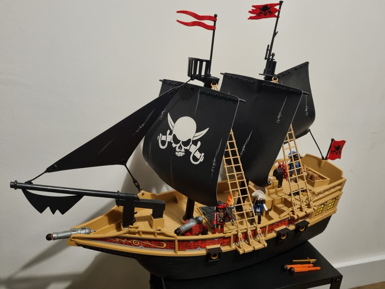 Laatste kans! Playmobil Piratenschip, Kinderen en Baby's, Pirates, Complete set, Ophalen of Verzenden, Zo goed als nieuw