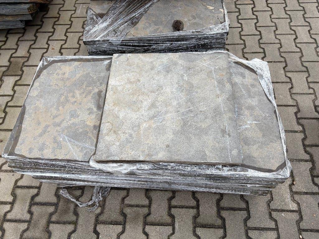 Chinees Hardsteen tegels - Gebruikt - 60x60 en 80x80, Ophalen, Gebruikt, Terrastegels, Natuursteen