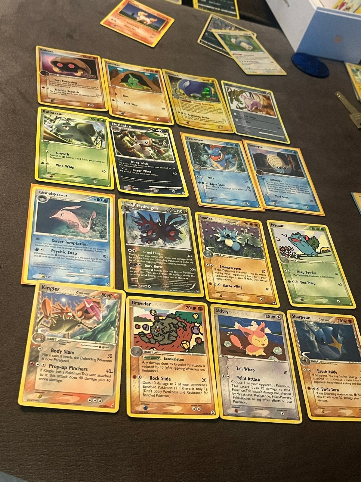 Oude (vintage) Pokemon verzameling 2006/2007, Ophalen of Verzenden, Gebruikt, Meerdere kaarten