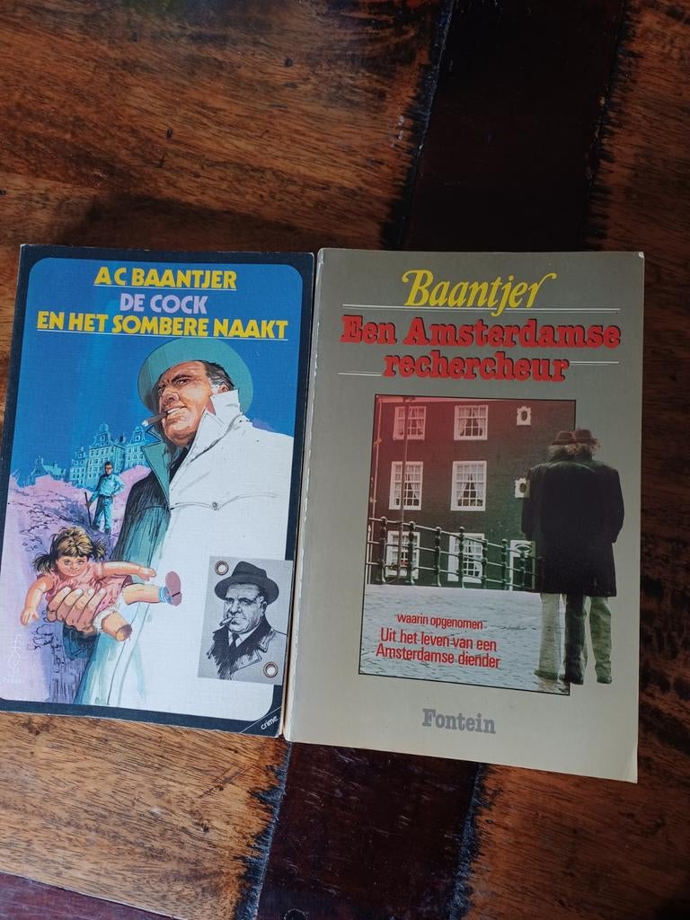 Baantjer Boeken De Cock en het Sombere Naakt & Een Amsterda, Ophalen of Verzenden, Gelezen, A.C. Baantjer