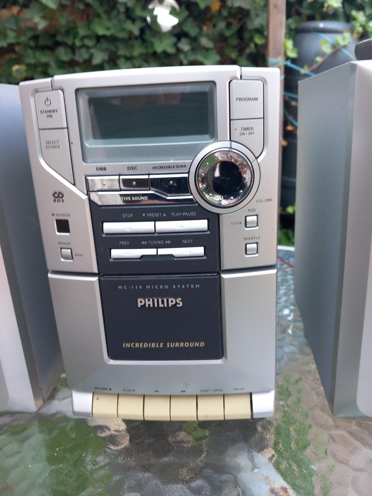 Philips MC-110 Micro Systeem met CD, Radio en Cassettedeck, Ophalen, Philips, Gebruikt, Tuner of Radio