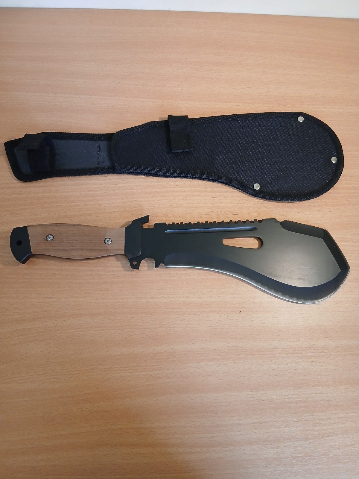 Nieuwe Machete, Survivalmes met handige opties., Ophalen of Verzenden, Nieuw