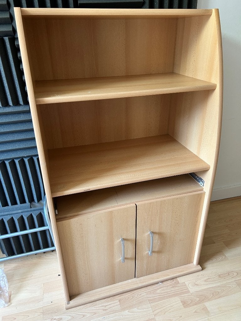 boekenkast met kast, Huis en Inrichting, Ophalen, Gebruikt, 100 tot 150 cm, 50 tot 100 cm