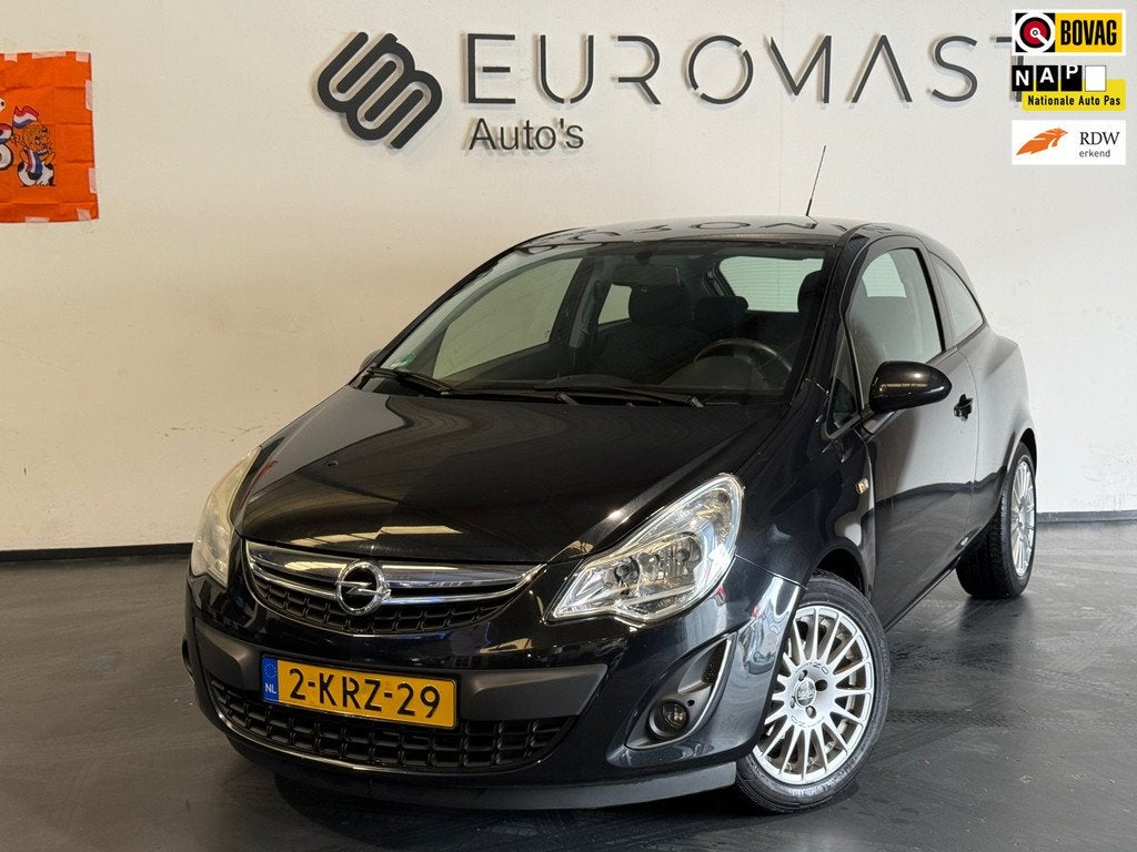 Opel Corsa 1.4-16V Design Edition Airco Stoelverwarming Pdc, Auto's, Opel, Voorwielaandrijving, Euro 5, 1398 cc, Zwart