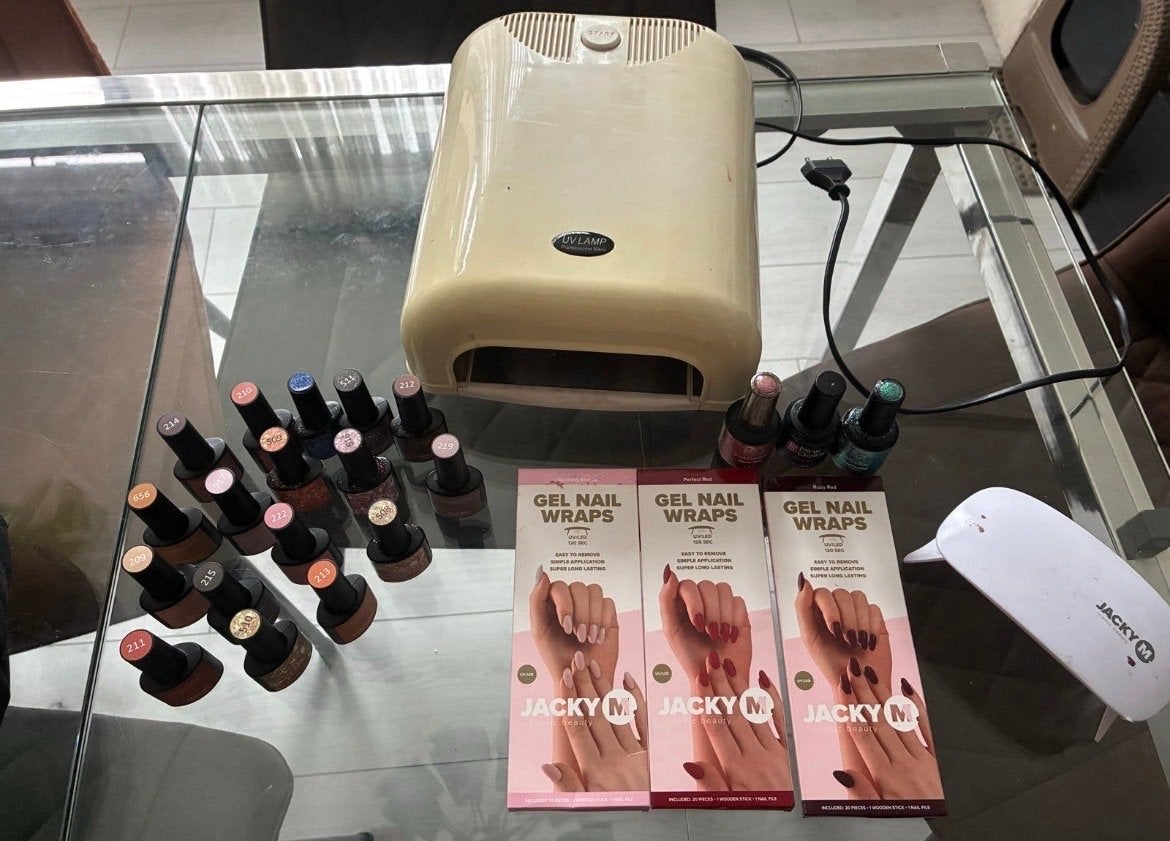 Gellak starterspakket met UV-lamp en accessoires, Ophalen of Verzenden, Gebruikt, Overige typen