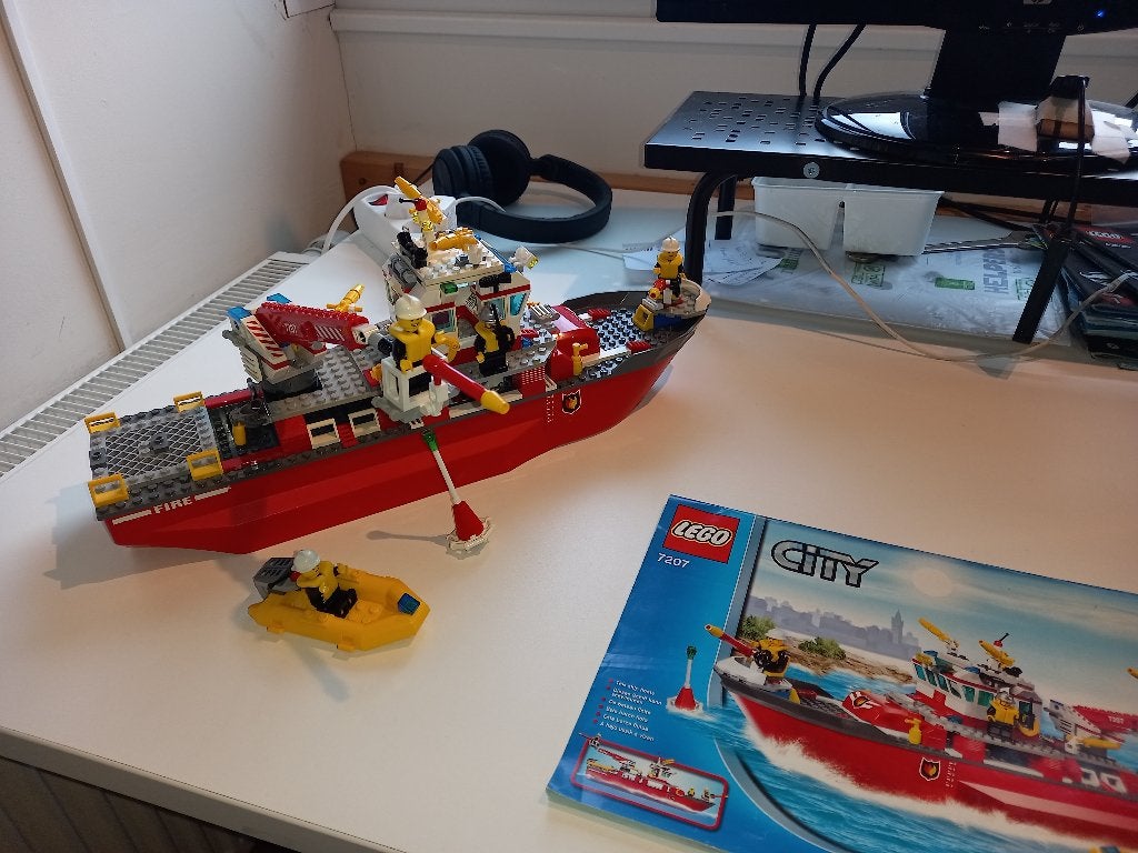 Lego City 7207 Brandweerboot, City, Lego, Ophalen of Verzenden, Zo goed als nieuw
