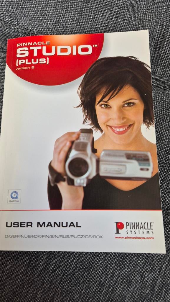 Pinnacle Studio (Plus) versie 9 Gebruikershandleiding, Ophalen, Zo goed als nieuw, Overige onderwerpen, Pinnacle Systems