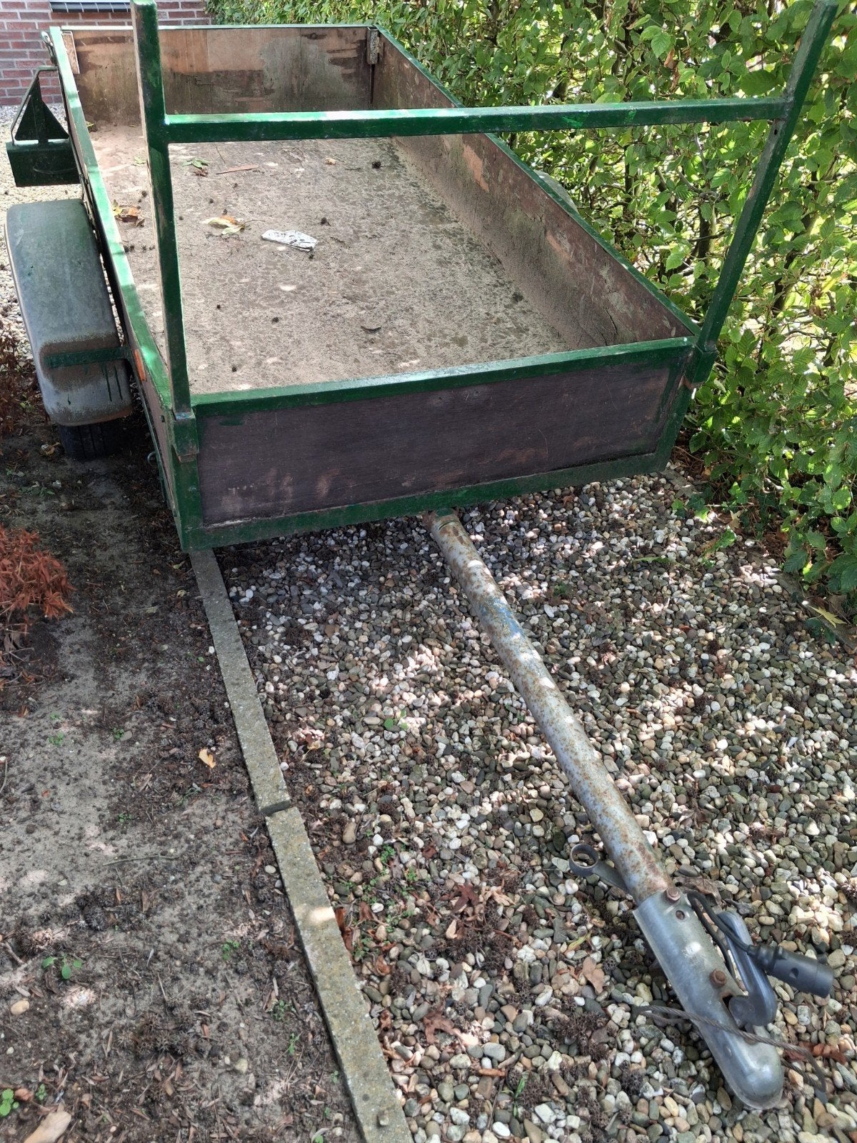 1 aanhanger, Ophalen