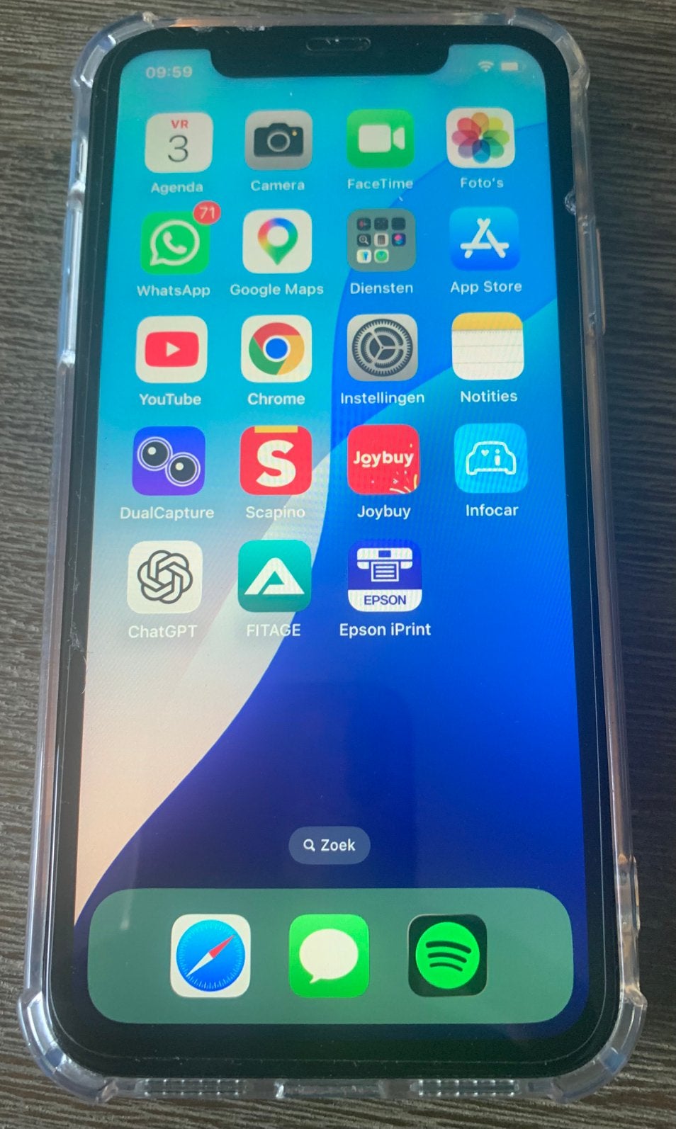 Apple Iphone XR Blauw 64GB, Telecommunicatie, Mobiele telefoons | Apple iPhone, Gebruikt, Blauw, IPhone XR, Ophalen of Verzenden