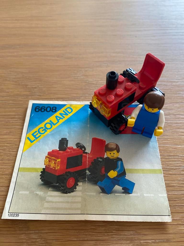 Lego Legoland 6608 Tractor (1980), Gebruikt, Lego, Ophalen of Verzenden, LEGOLAND