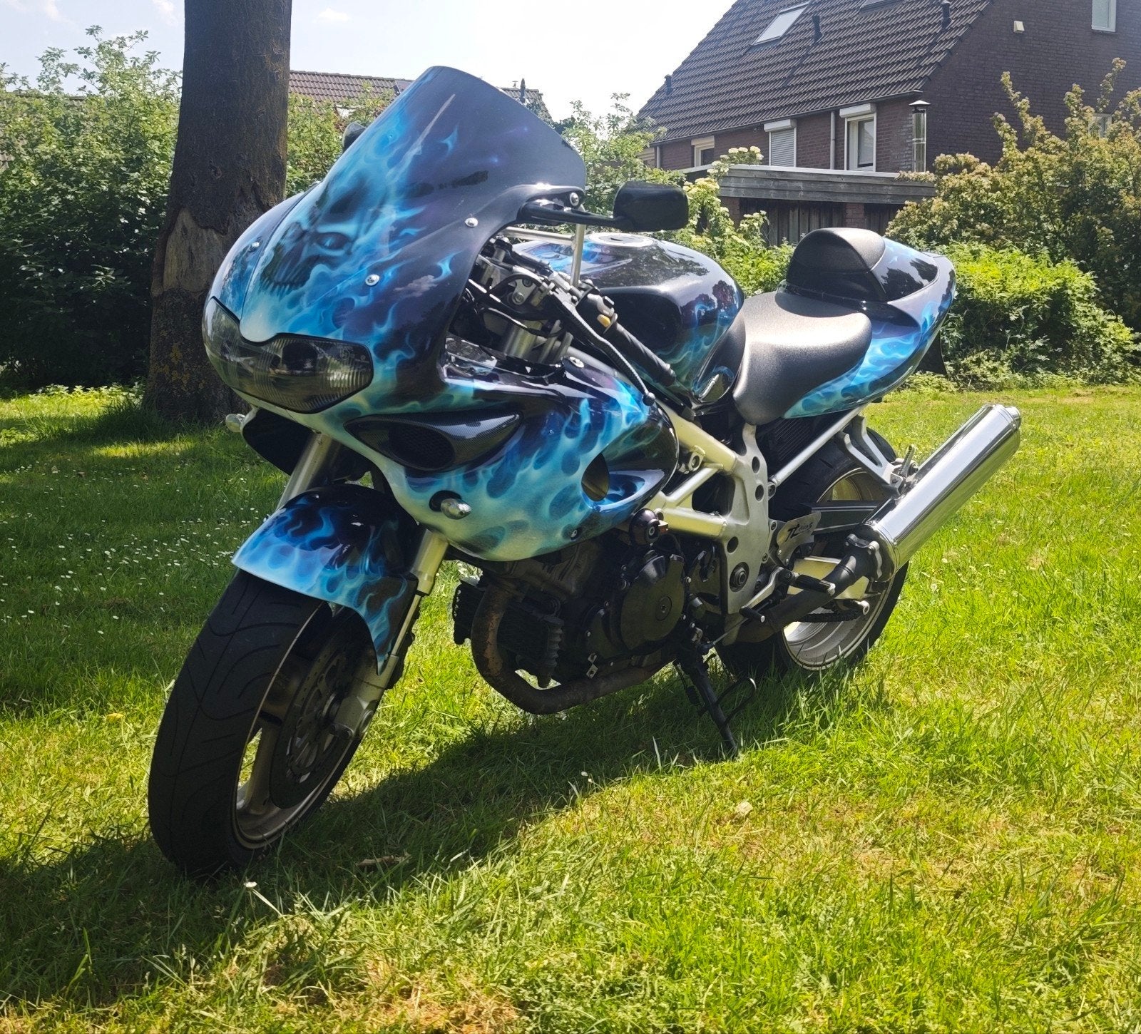 Suzuki TL1000S - Nette sportmotor met upgrades, Motoren, 2 cilinders, Sportuitlaat, Gebruikt, Meer dan 35 kW