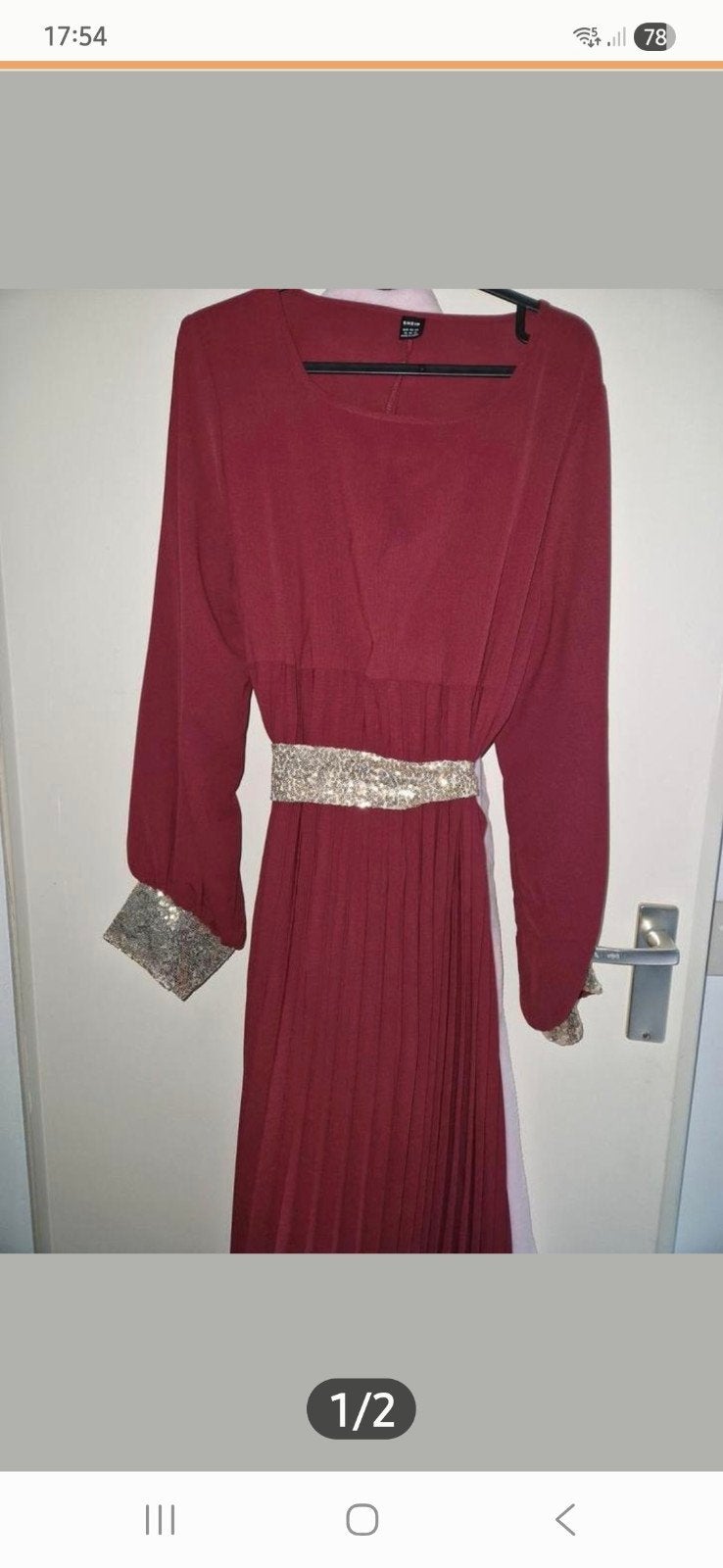 Gala jurk, Galajurk, Zwart, Maat 46/48 (XL) of groter, Ophalen of Verzenden