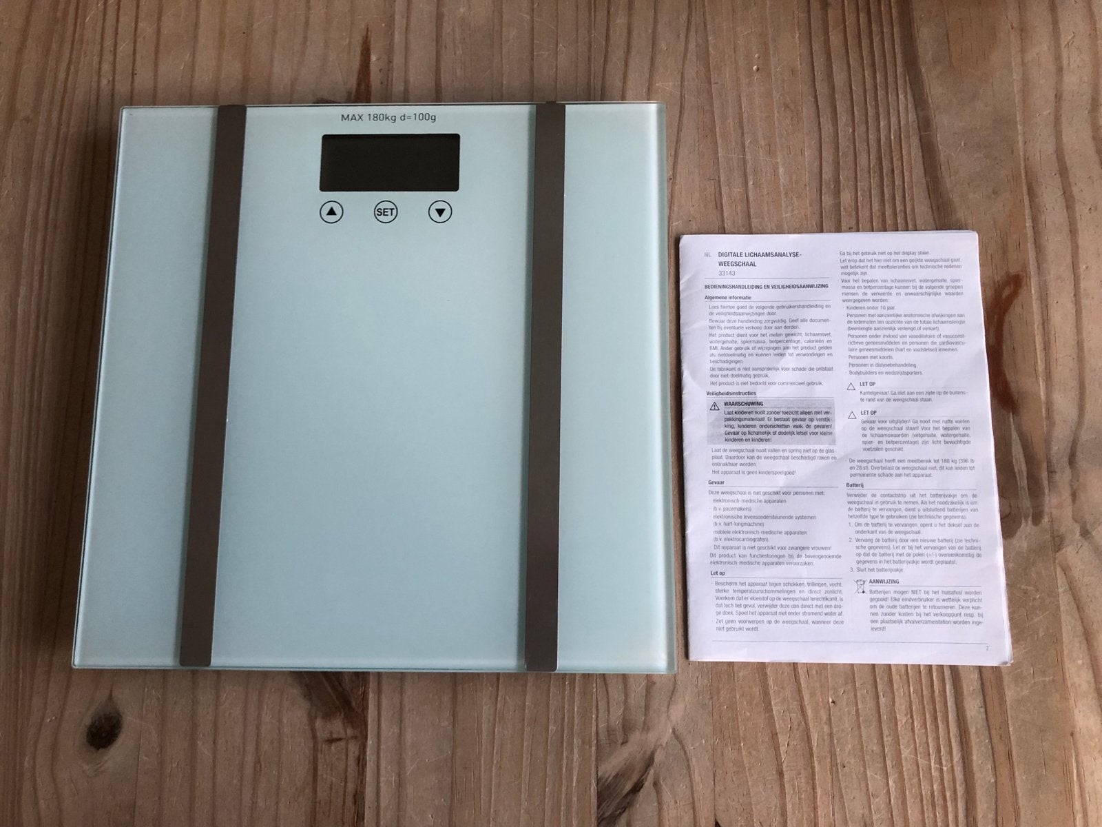 Digitale Personenweegschaal - Max 180kg, 1 tot 500 gram, 100 kg of meer, Ophalen of Verzenden, Personenweegschaal