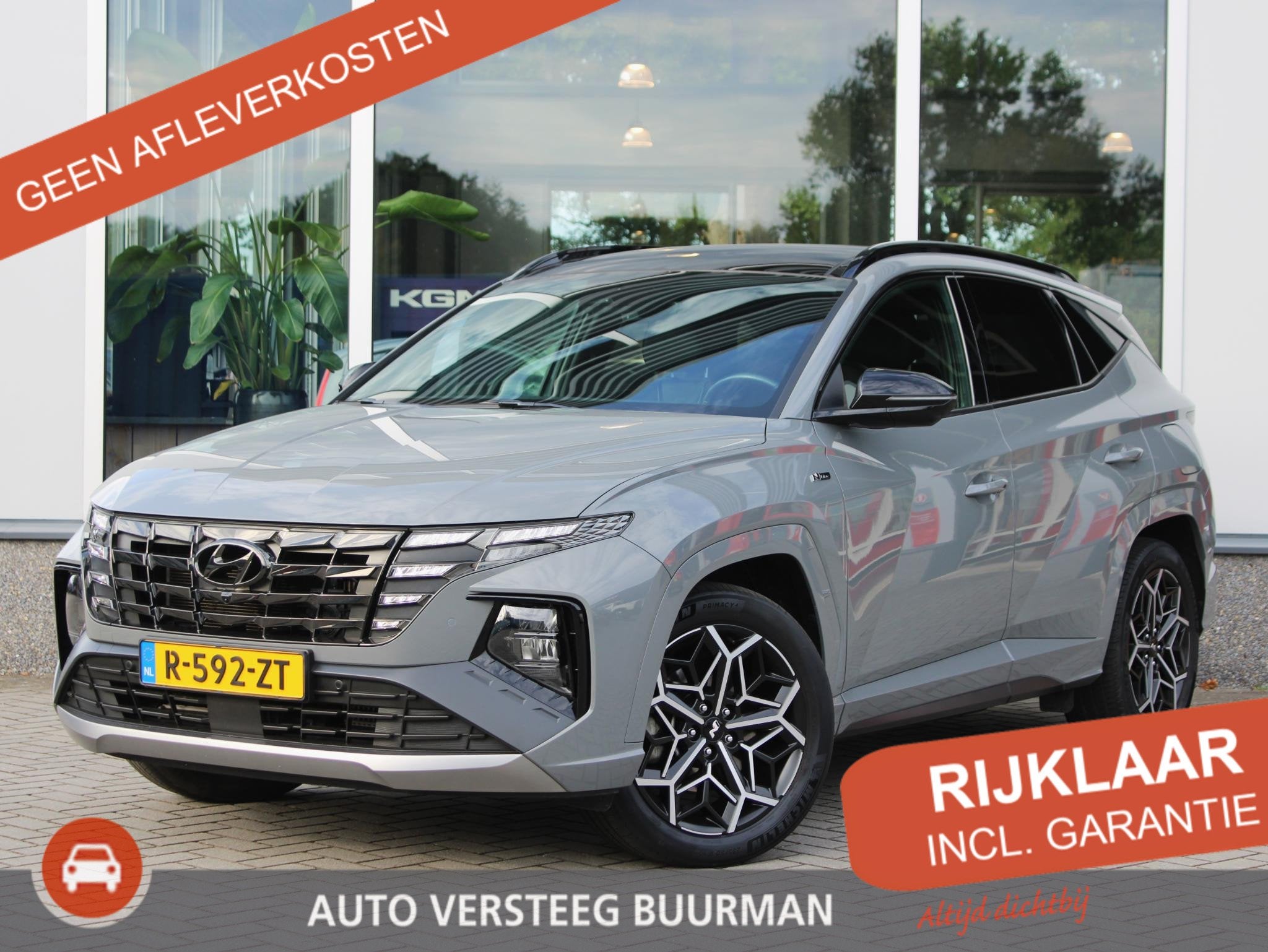 Hyundai Tucson 1.6 T-GDI PHEV N Line Sky 4WD Panorama-Schuif, Auto's, Automaat, 14 kWh, Gebruikt, Euro 6