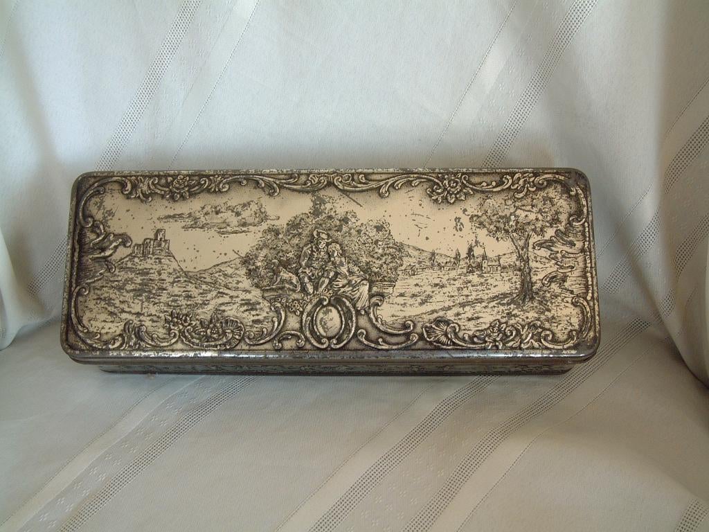 oud blik western germany romantische taferelen, Ophalen of Verzenden, Gebruikt, Overige