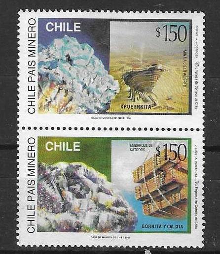 Chili Michel 1781-1782 postfris, Ophalen of Verzenden, Postfris, Zuid-Amerika