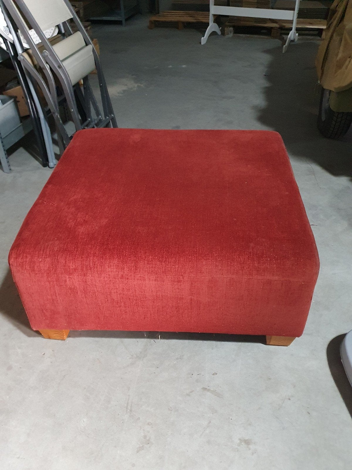 Montel poef 95x95 cm, Ophalen, Overige materialen, Gebruikt, Vierkant