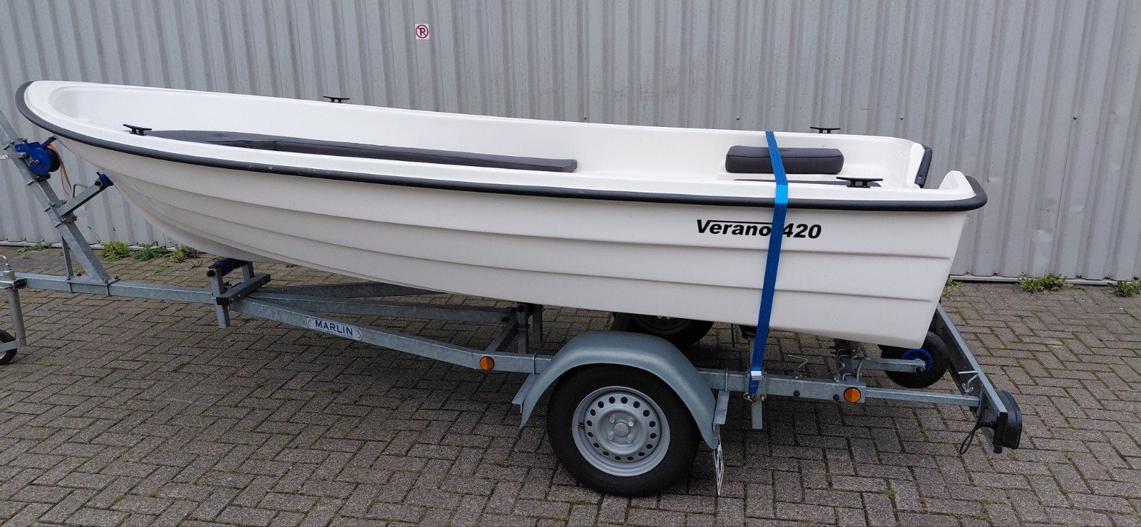 Nieuwe Verano 420 vis/toerboot met kussenset, Ophalen, 10 tot 30 pk, 4 m, Nieuw