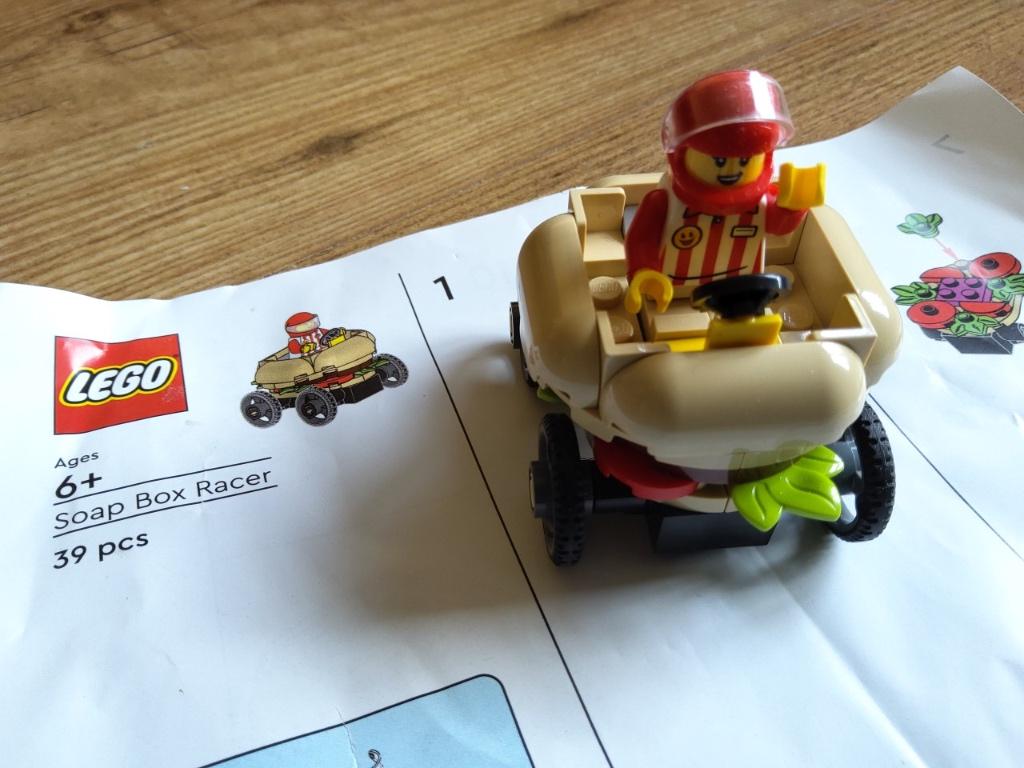Lego soap box racer, Kinderen en Baby's, Speelgoed | Duplo en Lego, Ophalen of Verzenden, Zo goed als nieuw, Complete set, Lego