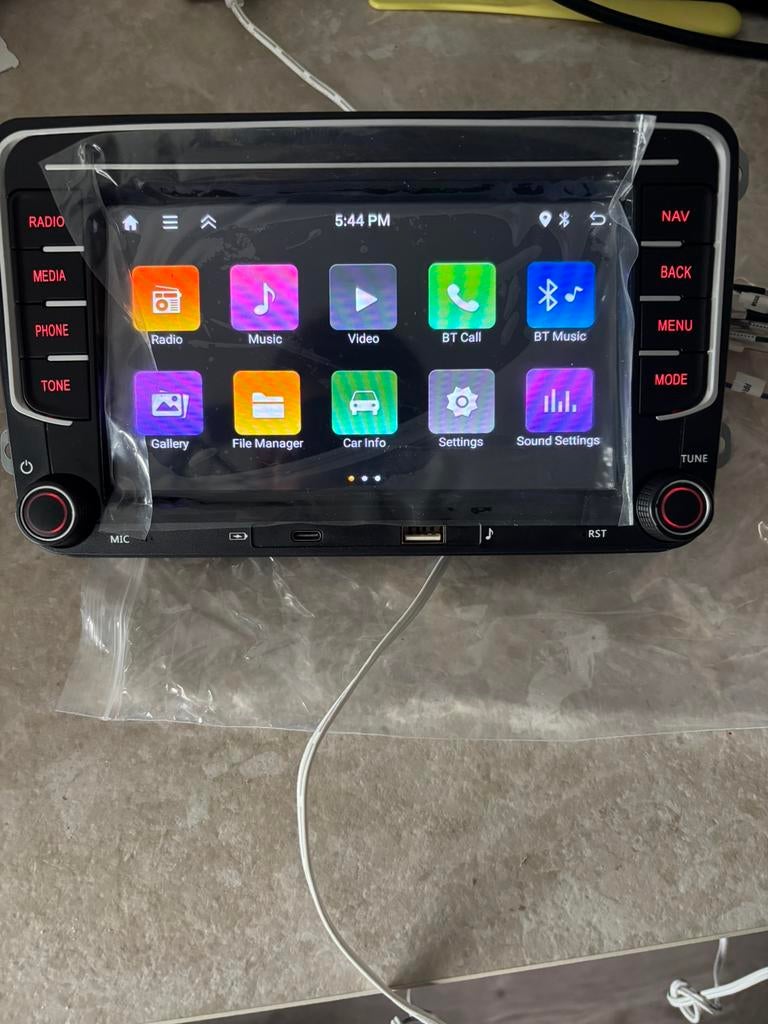 RNS510 look met CarPlay voor Volkswagen GRATIS MONTAGE WEEK, Auto diversen, Ophalen of Verzenden, Nieuw