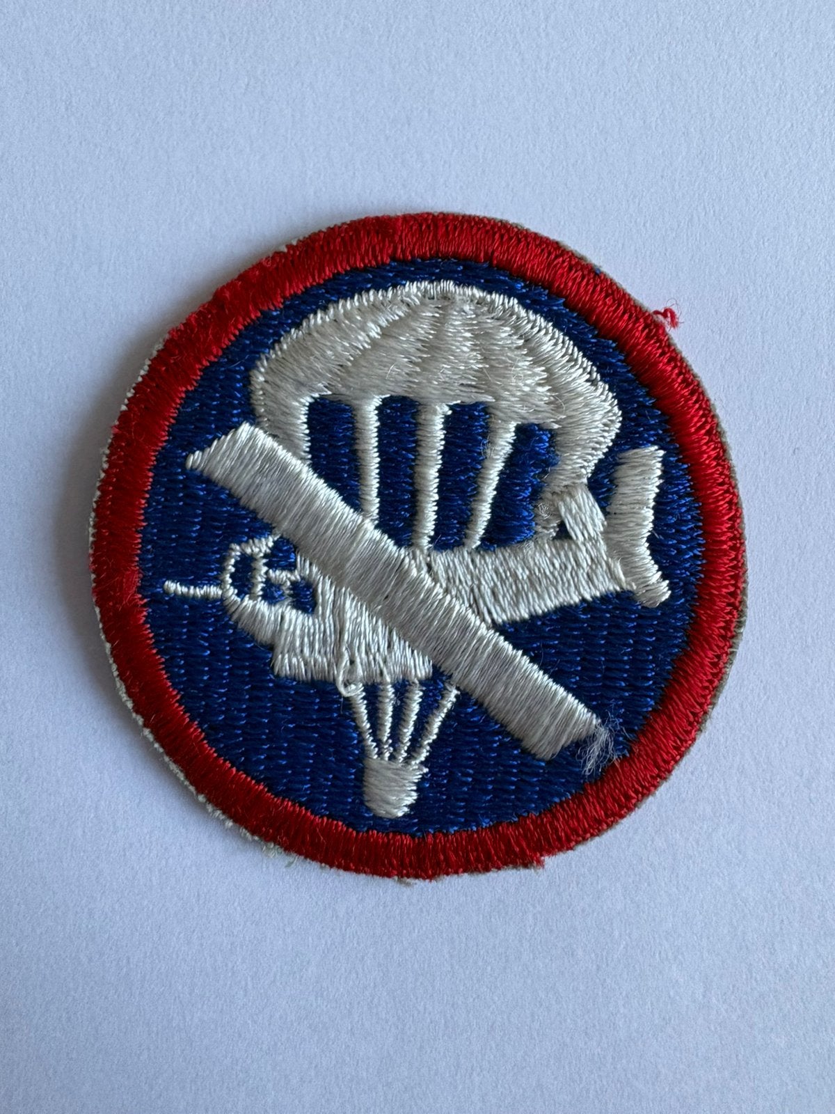 WW2 US Combined Glider Parachute Infantry Cap Patch, Verzamelen, Ophalen of Verzenden, Amerika, Embleem of Badge