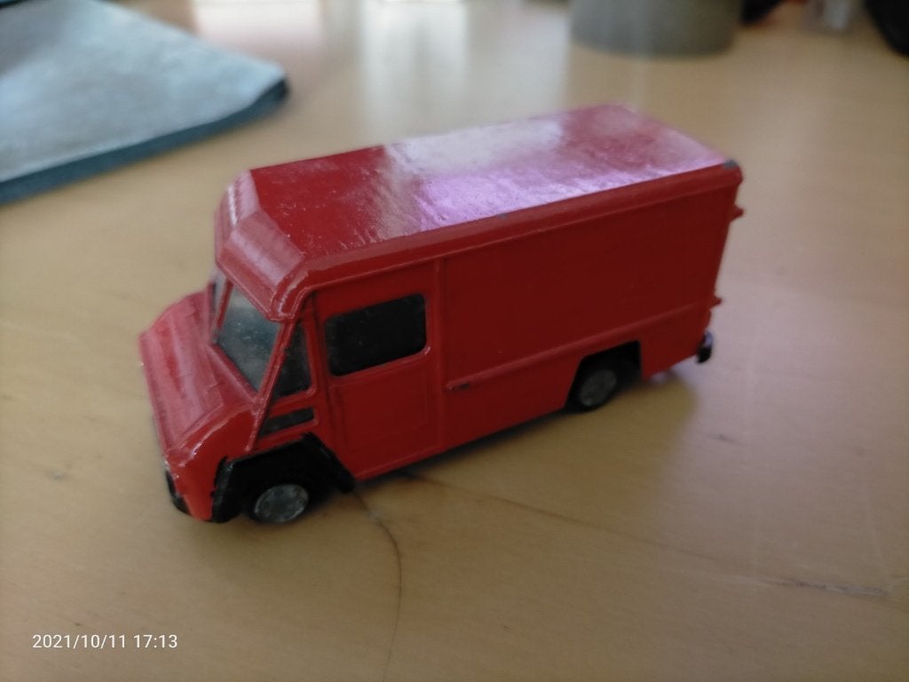 Lion toys Commer rood (2), Ophalen of Verzenden, Bus of Vrachtwagen, Lion Toys