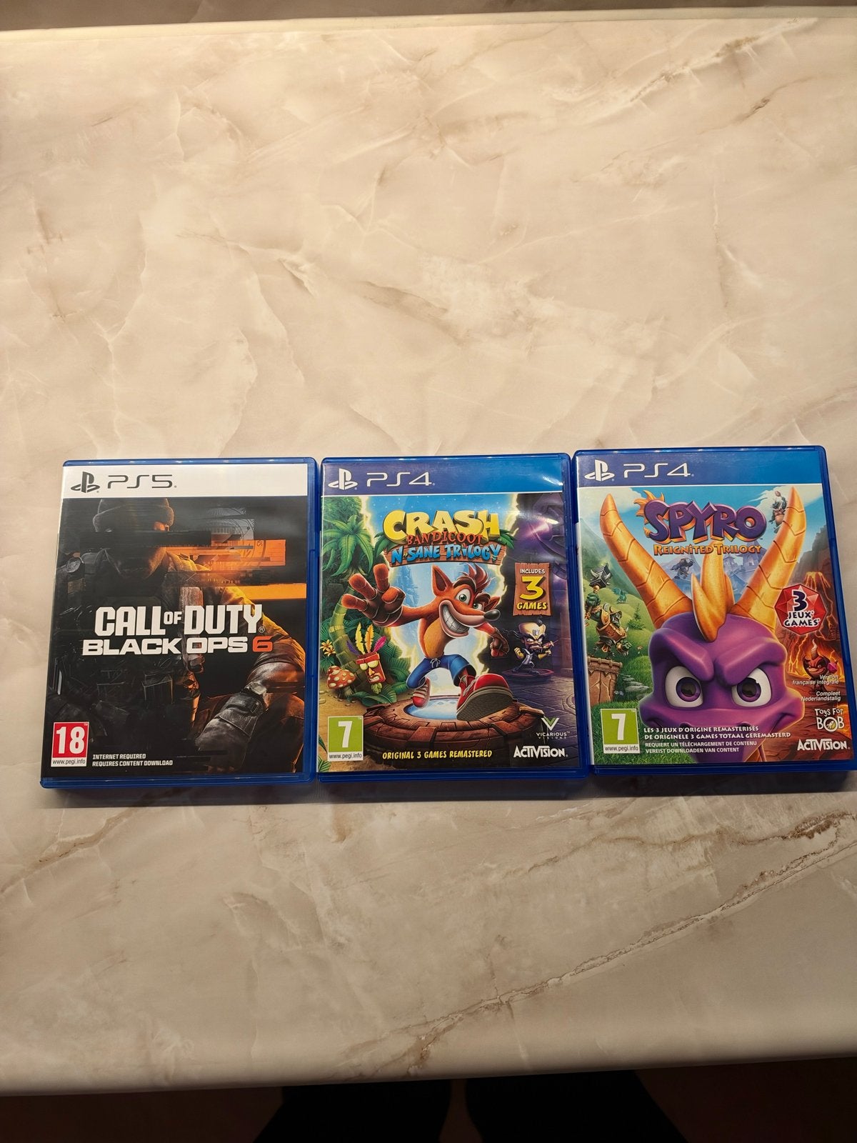 PS4/PS5 Games: Call of Duty, Crash Bandicoot, Spyro, Online, Vanaf 18 jaar, Shooter, 1 speler