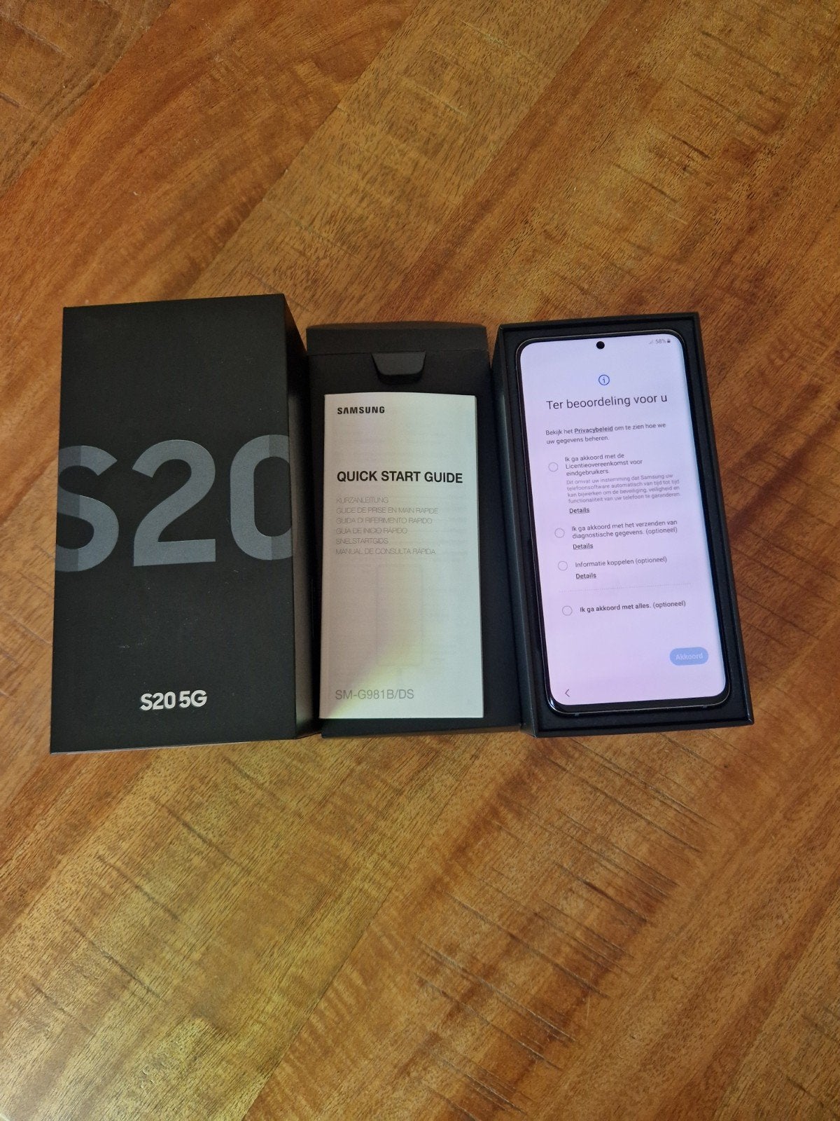 Samsung Galaxy S20 5G, Telecommunicatie, Mobiele telefoons | Samsung, Overige modellen, Touchscreen, Ophalen of Verzenden, 10 megapixel of meer