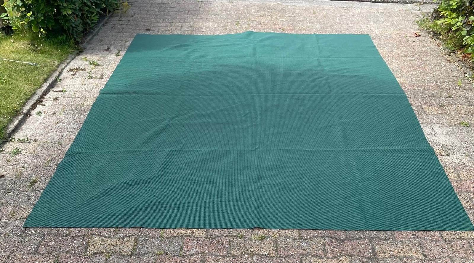 Tenttapijt groen 3.00 x 2.14, Caravans en Kamperen, Ophalen of Verzenden, Gebruikt