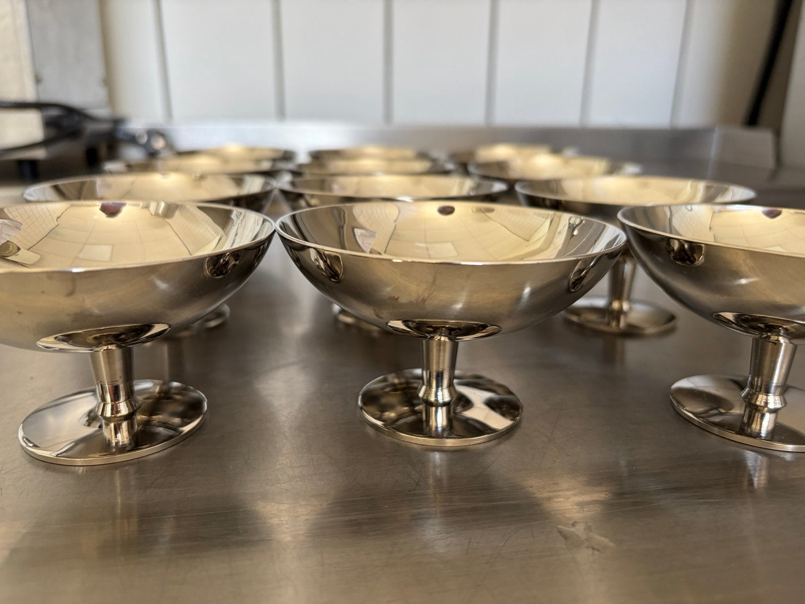 Gero ijscoupes(geen alessi) - Set van 12  coupes, Ophalen of Verzenden