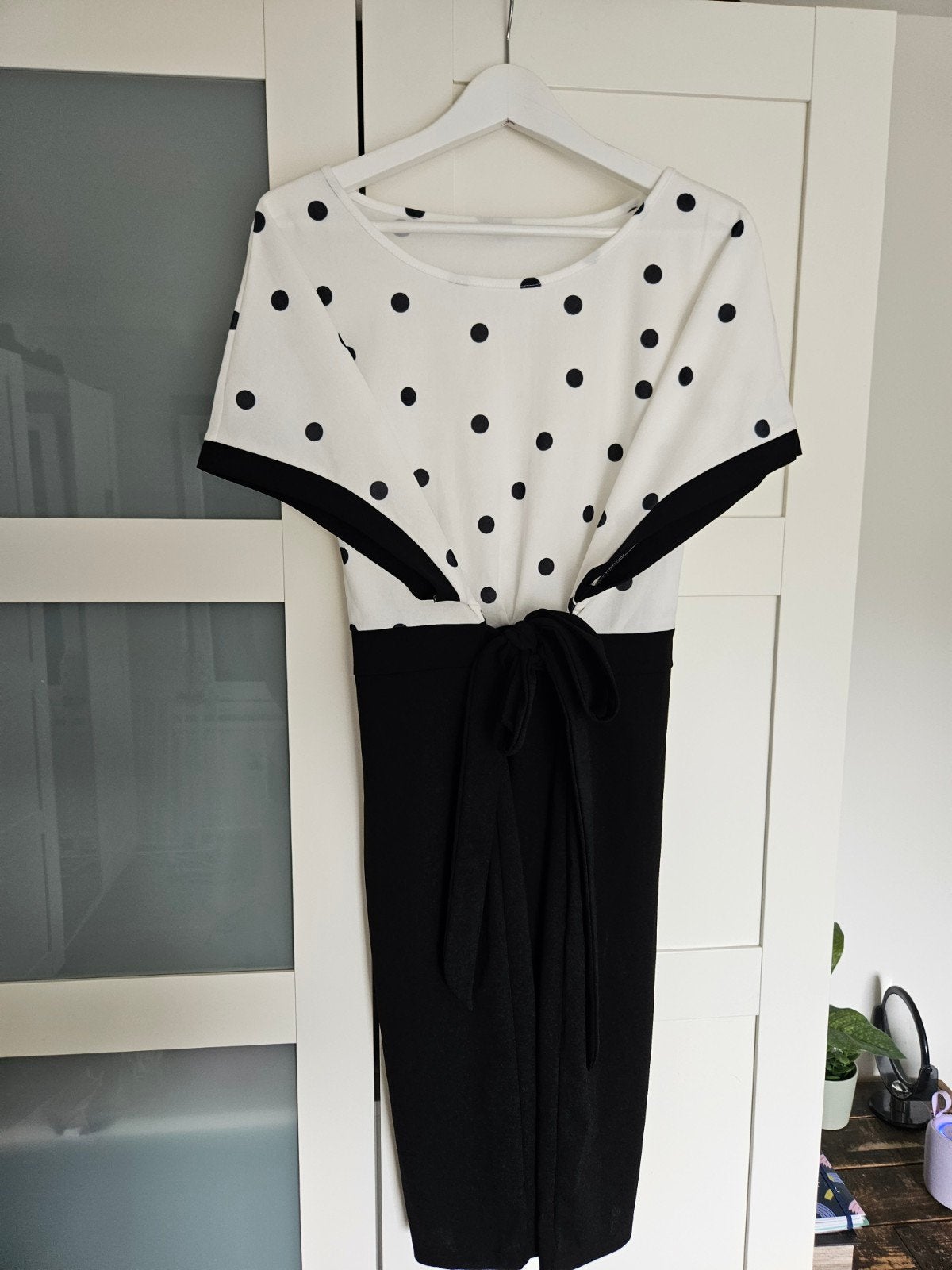 Retro jurkje met polkadots - Maat 44/46, Kleding | Dames, Ophalen of Verzenden, Zo goed als nieuw, Maat 42/44 (L), Meerkleurig