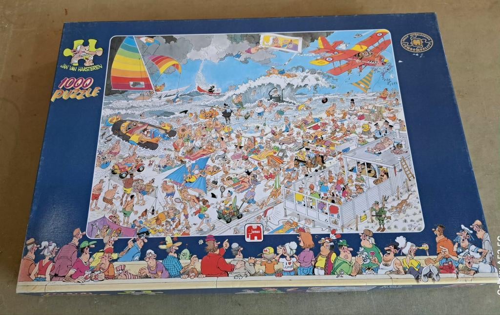 Complete jan van haasteren puzzel 1000 stukjes, Ophalen, 500 t/m 1500 stukjes, Zo goed als nieuw