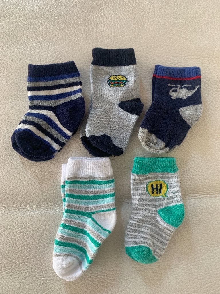 5 paar sokjes , maatje 18 / 20 zgan (N424), Kinderen en Baby's, Babykleding | Schoentjes en Sokjes, Ophalen of Verzenden, Zo goed als nieuw