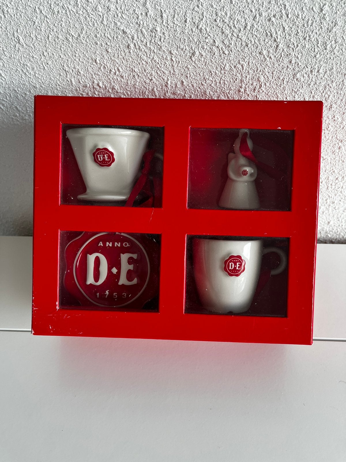 Douwe Egberts kerstset., Diversen, Kerst, Ophalen of Verzenden, Zo goed als nieuw