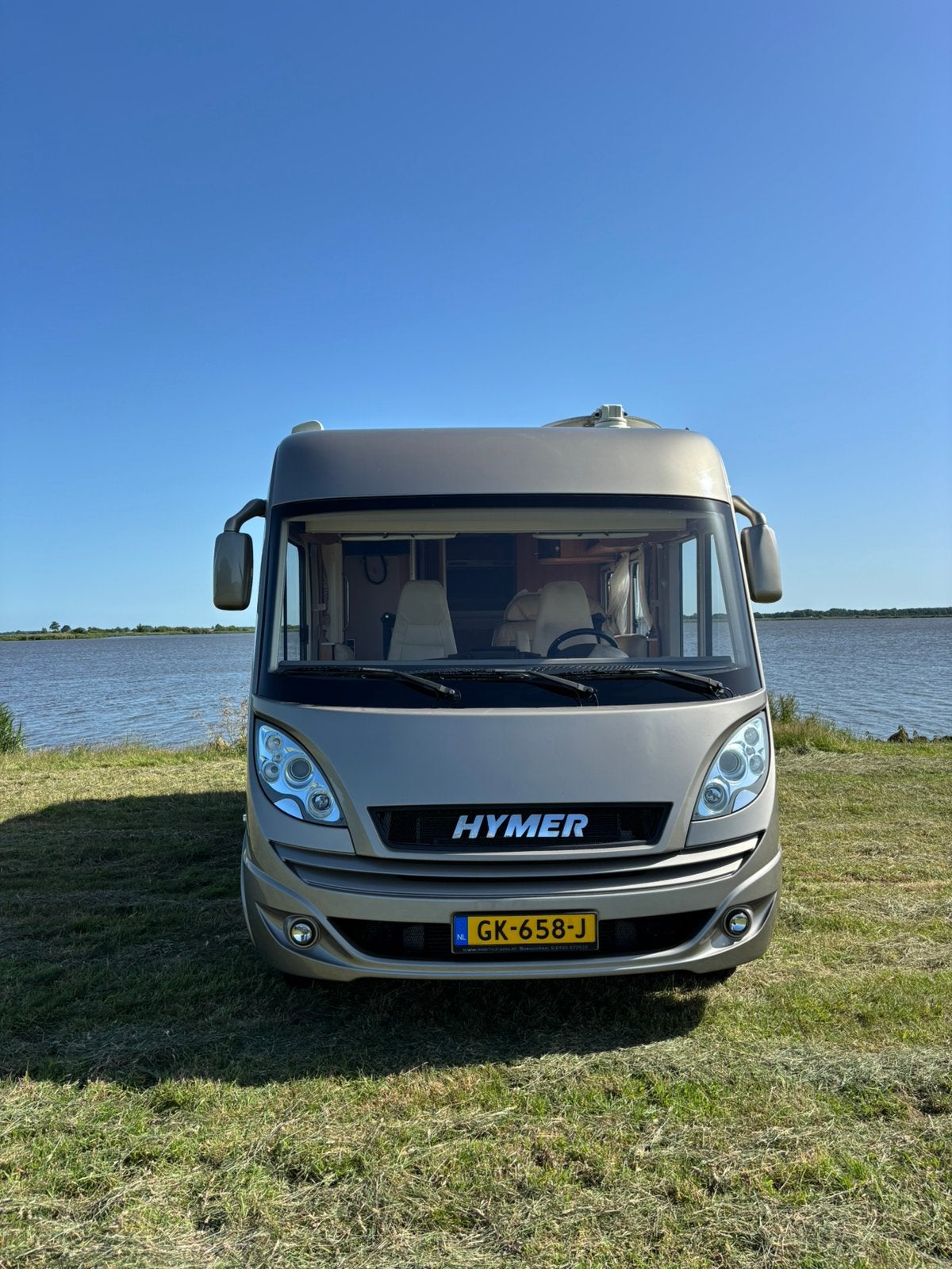 2.3L automaat 175PK Hymer, leren bekleding, el. luifel, Vol!, Standaard zit, Ringverwarming, Fiat, Diesel