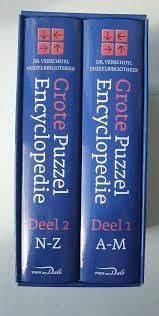 Dr. Verschuyl Grote puzzelencyclopedie. Hardcover, 2 delen, Ophalen of Verzenden, Meer dan 1500 stukjes, Zo goed als nieuw, Puzzelboek